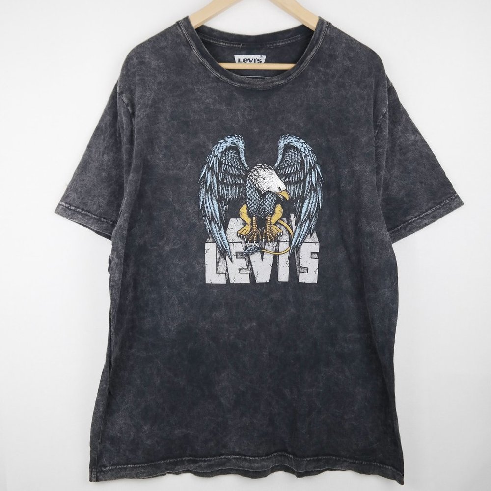 Levi's, NWOT, Men's Eagle Graphic T-shirt, Size L, Black - Picture 1 of 3